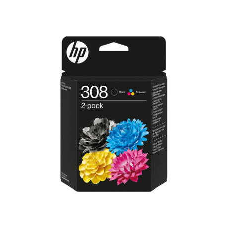 Hp 308 Black_tri-Color ink Cartridge Combo 2-Pack