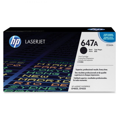 Toner Laser hp lj Color Cp4025 Black 8.5k pgs