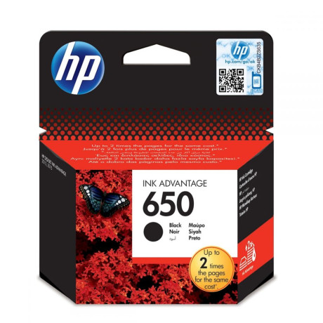 Ink hp no 650 Black ink Crtr