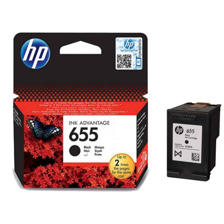 Ink hp no 655 Black ink Crtr