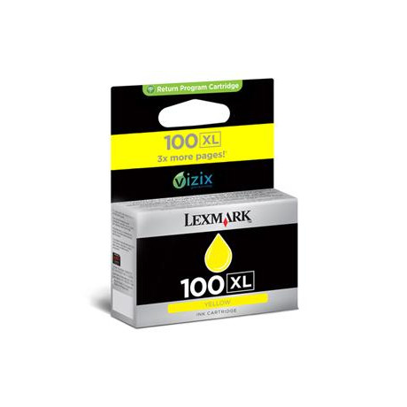 No 100xl ink Lexmark 14n1071 Yellow - 600pgs