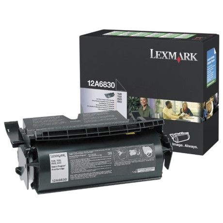 Toner Laser Lexmark 12a6830 Black 7500 pgs