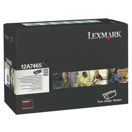 Toner Laser Lexmark 12a7465 Black 32k pgs