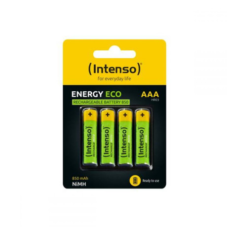 Intenso Rechargeable Batteries aaa Hr03 850 mah 4pcs 7505114