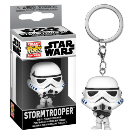 Funko Pocket Pop! Keychain Movies: Star Wars - Stormtrooper (Fnk30521)