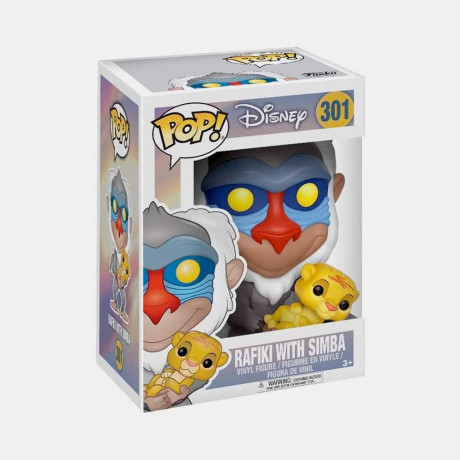 Funko Pop! Animation: the Lion King - Rafiki With Simba #301 (Fnk00950)