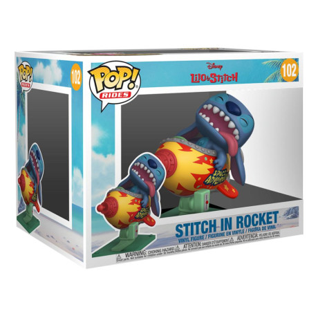 Funko Pop! Rides: Lilo & Stitch - Stitch in Rocket #102 Deluxe (Fnk56200)