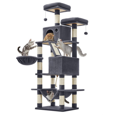 Feandrea cat Tower, Height 168 cm, up to 6 Cats (Pct165g01) (Feapct165g01)