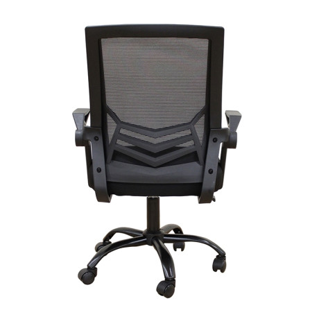 A1830 ΜΑΥΡΟ/ΜΑΥΡΟ MESH ΠΟΛ/ΝΑ ΓΡΑΦΕΙΟΥ 62X54X44-91/53-100εκ.