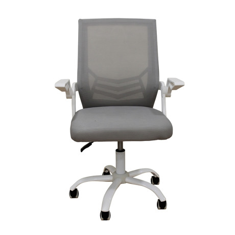 A1830 ΛΕΥΚΟ/ΓΚΡΙ MESH ΠΟΛΥΘΡΟΝΑ ΓΡΑΦΕΙΟΥ 62X54X44-91/53-100εκ.