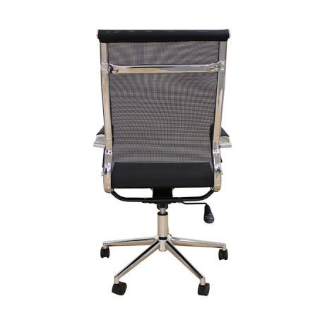 A9954 ΜΑΥΡΟ PU/MESH ΠΟΛΥΘΡΟΝΑ ΓΡΑΦΕΙΟΥ 53X58X46-105/55-115εκ.