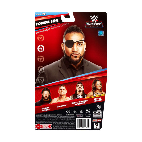 Mattel Wwe: Main Event Figures – Wwe® Main Event Series Tonga loa a (Jhh84)