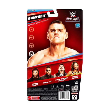 Mattel Wwe: Main Event Figures – Wwe® Main Event Series Gunther act (Jhh83)