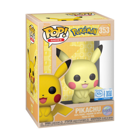 Funko Pop! Games: Pokemon - Pikachu (Soft Color) (Special Edition) #353 Vinyl Figure