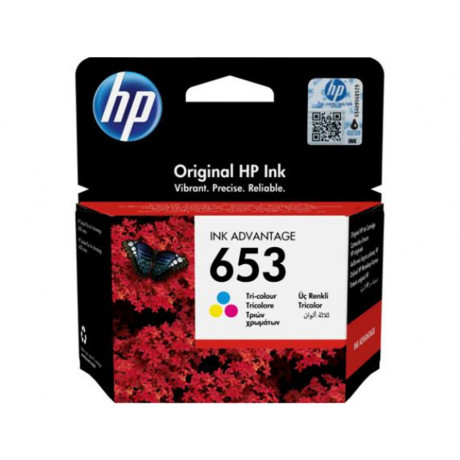 Hp Μελάνι Inkjet No.653 tri-Colour (3ym74ae) (Hp3ym74ae)