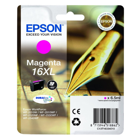 Epson Μελάνι Inkjet No.16 xl Magenta (C13t16334012) (Epst163340)