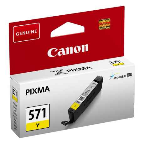 Canon Μελάνι Inkjet cli-571y xl Yellow (0334c001) (Cancli-571yxl)