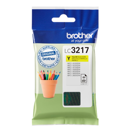 Brother Μελάνι Inkjet lc-3217y Yellow (lc-3217y) (Bro-lc-3217y)