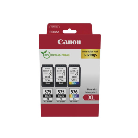 Canon Μελάνι Inkjet pg-575xlx2/cl-576xl Multipack (5437c004) (Cancl-576xlmp) *