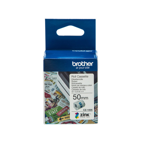 Brother cz-1005 Label Roll White  50mm  (cz-1005) (Brocz1005)