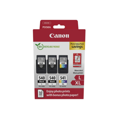 Canon Μελάνι Inkjet pg-540lx2/cl-541xl Ph.value Pack (5224b015) (Cancl-541xlpvp) *