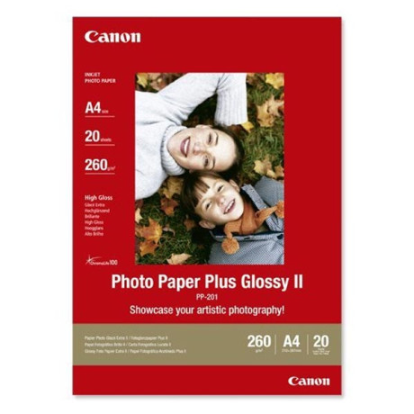 Canon Φωτογραφικό Χαρτί a4 Glossy 265g/m² 20 Φύλλα (2311b019) (Can-Pp201a4)