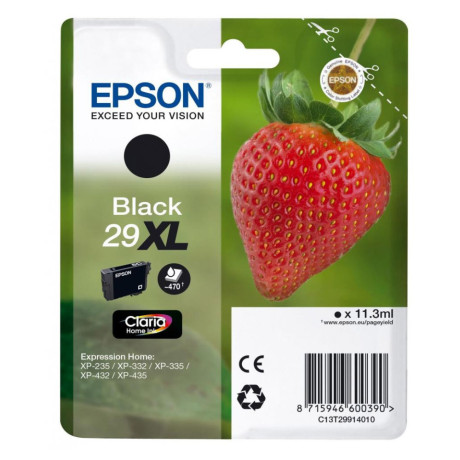 Epson Μελάνι Inkjet Series 29 Black xl (C13t29914012) (Epst299140)