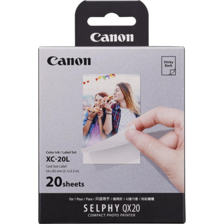 Canon xc-20l Color ink & Sticker set 20prints 54x85 mm (6755c002) (Canxc20l)