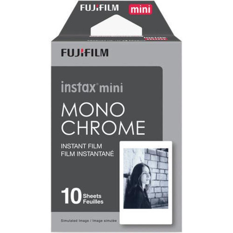 Fujifilm B&w/monochrome Instax Mini Instant Φιλμ (10 Exposures) Monochrome (70100137913) (Fjm70100137913)