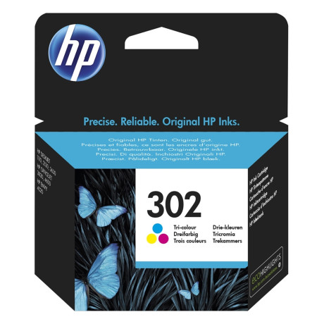 Hp Μελάνι Inkjet No.302 tri-Colour (F6u65ae) (Hpf6u65ae)