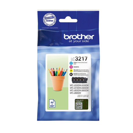 Brother Μελάνι Inkjet lc-3217vp Multipack (lc-3217vp) (Bro-lc-3217vp)