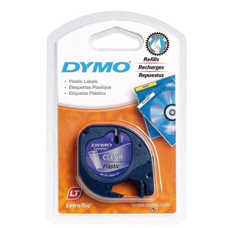 Πλαστική Ταινία Ετικετογράφου Dymo 12267 12mm x 4m (Διάφανη) (S0721530) (Dymo12267)