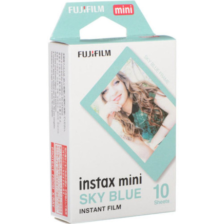 Fujifilm Color Instax Mini Instant Φιλμ (10 Exposures) sky Blue (16537055) (Fjm16537055)