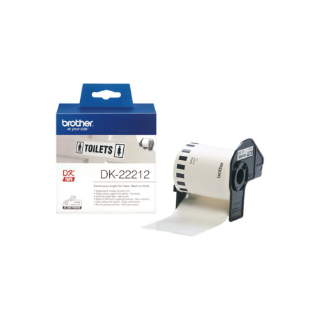 Brother p-Touch Endless Label White15.2m x 62mm (Dk22212) (Brodk22212)