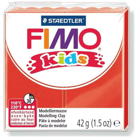Πηλός Staedtler Fimo Kids 42gr Red 8030-2