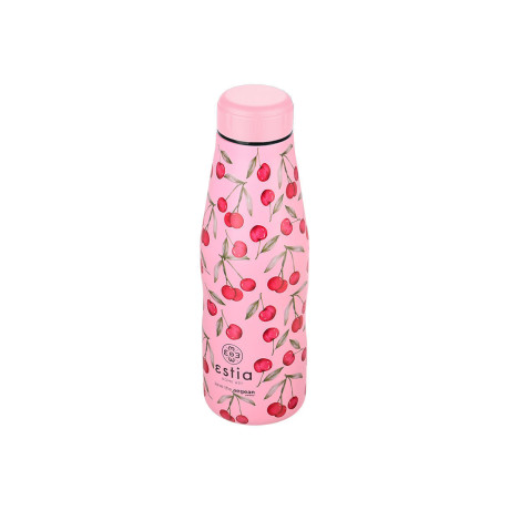 Estia Θερμος Travel Flask Save the Aegean 500ml Cherry Rose