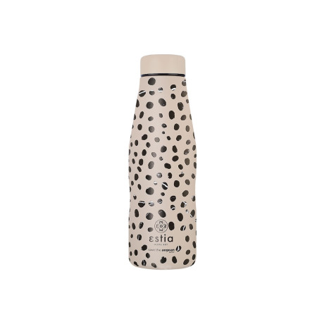 Estia Θερμος Travel Flask Save the Aegean 500ml Leopard Taupe