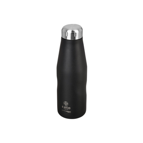 Estia Θερμος Travel Flask Save the Aegean 500ml Midnight Black