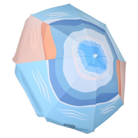 Estia Ομπρελα Θαλασσης Serene Shores με Προστασια upf 50+ Αλουμινιου 2m