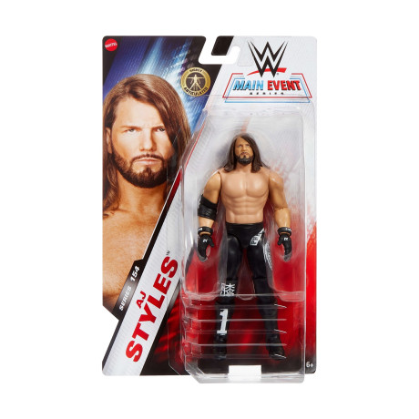 Mattel Wwe: Main Event Figures – Wwe® Main Event Series aj Styles a (Jcv43)