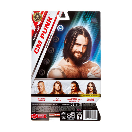 Mattel Wwe: Main Event Figures – Wwe® Main Event Series cm Punk act (Jcv44)
