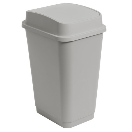 Καδος Απορριματων Fliptop 2 50lt Γκρι