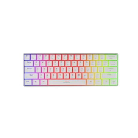 Genesis Gaming Keyboard Thor 660 g2 us White Wireless rgb Mechanical Cateron red (Nkg-1917) Gnsnkg-1917)