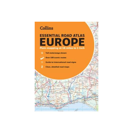 Collins Essential Road Atlas Europe