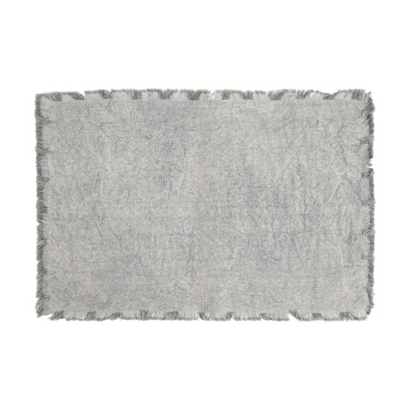 Estia Σουπλα Loom 33x50cm με Κροσσια Γκρι