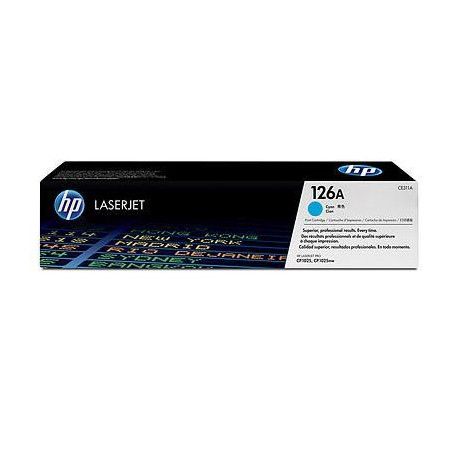 Toner Laser hp lj Color Cp1025 126a Cyan - 1k pgs