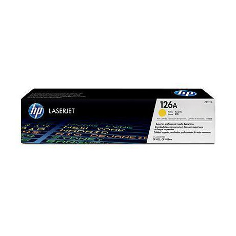 Toner Laser hp lj Color Cp1025 126a Yellow - 1k pgs