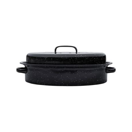 Γαστρα Enamel Εμαγιε 40x27x15cm 4.8lt με Σχαρα