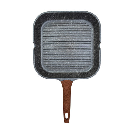 Estia Γκριλιερα Stone Αντικολλητικη Χυτου Αλουμινιου 28cm