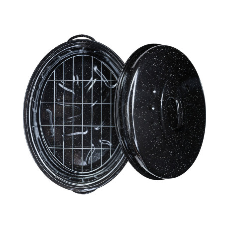 Γαστρα Enamel Εμαγιε 46.5x32x18cm 7.8lt με Σχαρα